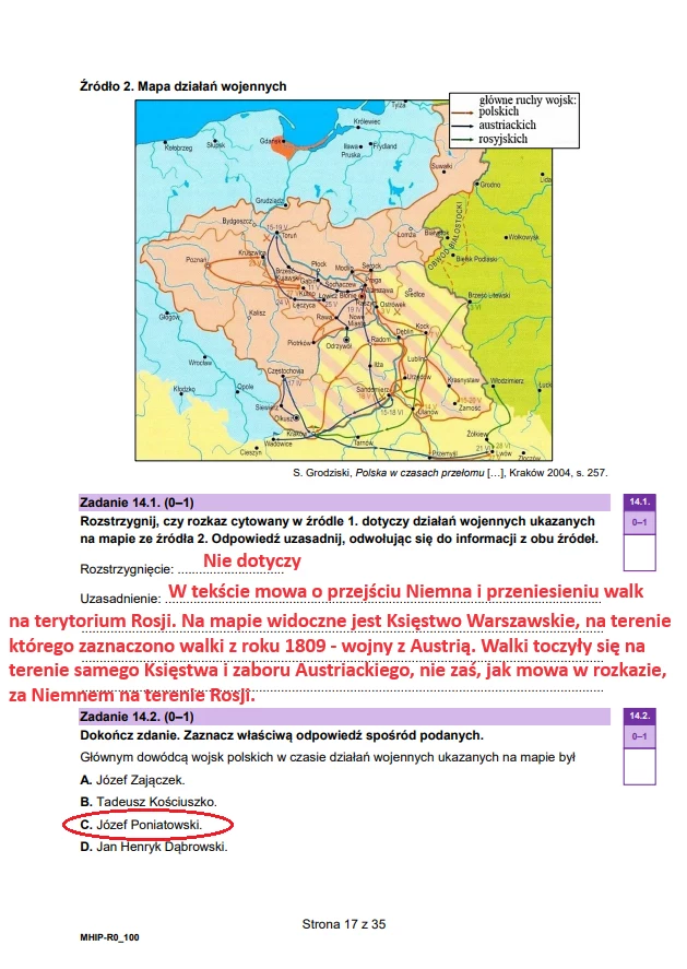 Matura 2024. Historia rozszerzona. Arkusz CKE i odpowiedzi - strona 17