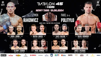 Babilon MMA 45. Zaktualizowana karta walk gali w Nowym Targu - wypada Adam Łaguna, wchodzi Sergiusz Zając!