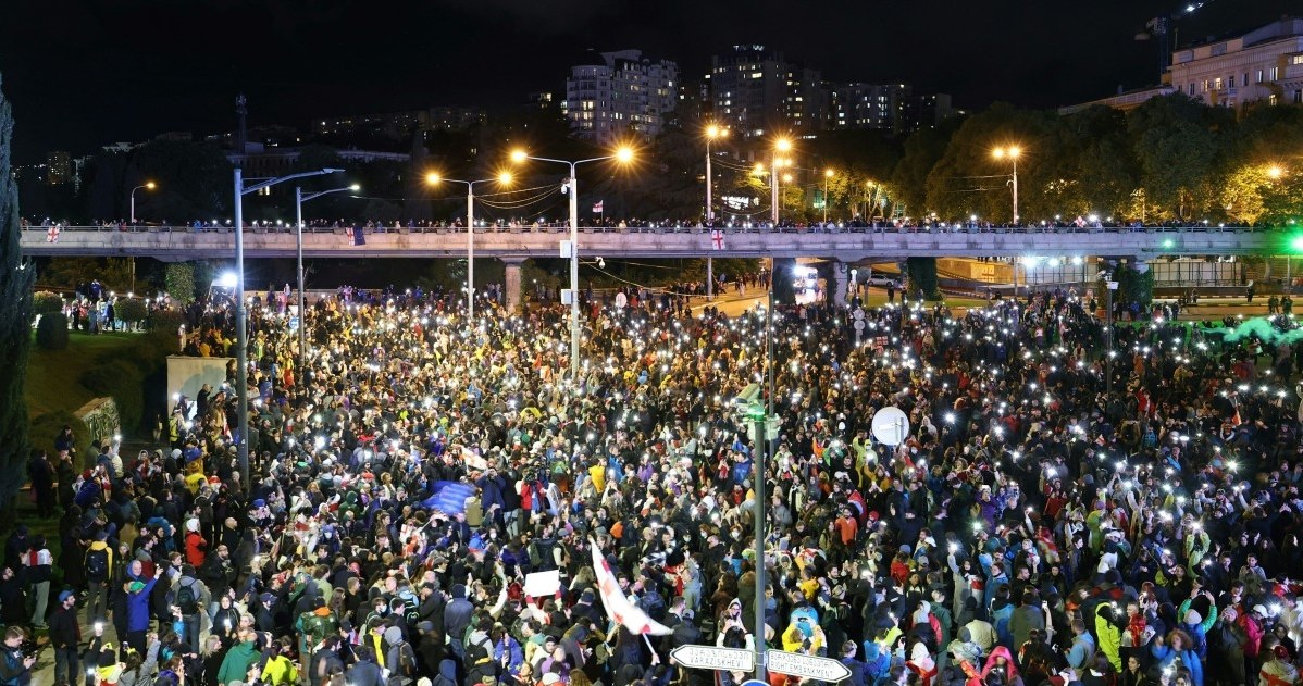  Protesty w Gruzji. Tbilisi wysuwa żądania wobec USA