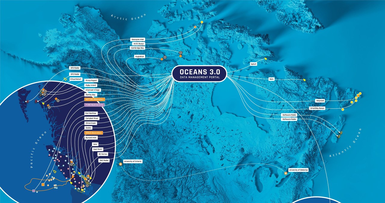 Analiza danych pochodzących z instrumentów pomiarowych z podwodnych obserwatoriów Ocean Networks Canada (ONC) ujawniła znaczącą anomalię. "Tymczasowe zniekształcenie ziemskiego pola magnetycznego".