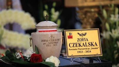 Pogrzeb Zofii Czekalskiej „Sosenki” uczestniczki Powstania Warszawskiego