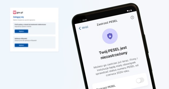 Od 1 czerwca, dzięki zastrzeżeniu numeru PESEL, będzie można uniknąć możliwości wyłudzenia kredytu - powiedział wicepremier, minister cyfryzacji Krzysztof Gawkowski. Do tej pory z możliwości zastrzeżenia PESEL-u skorzystało ponad 2,7 mln obywateli. 