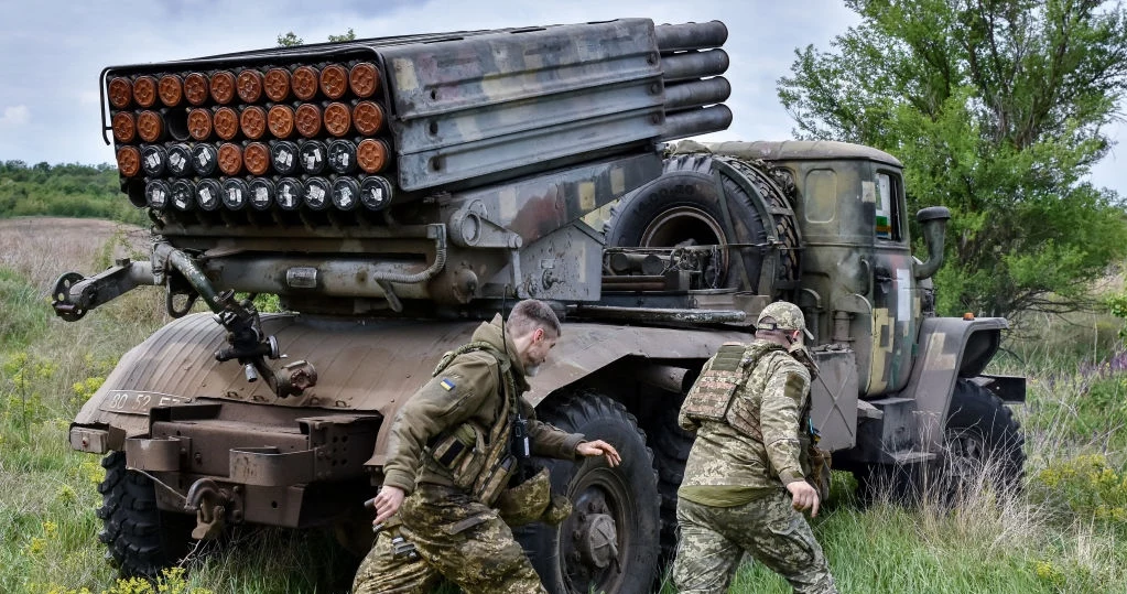 Ukraińscy żołnierze walczący w okręgu zaporoskim; zdj. ilustracyjne