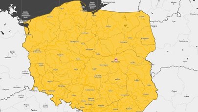 Polska na żółto. IMGW ostrzega przed burzami i wzrostami stanów wód