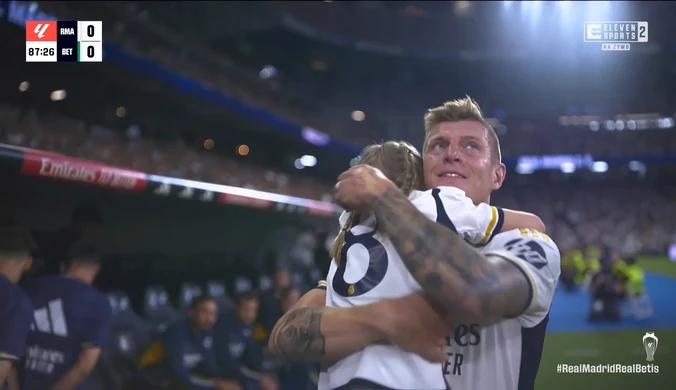 Toni Kroos pożegany na Santiago Bernabeu. WIDEO (Eleven Sports)