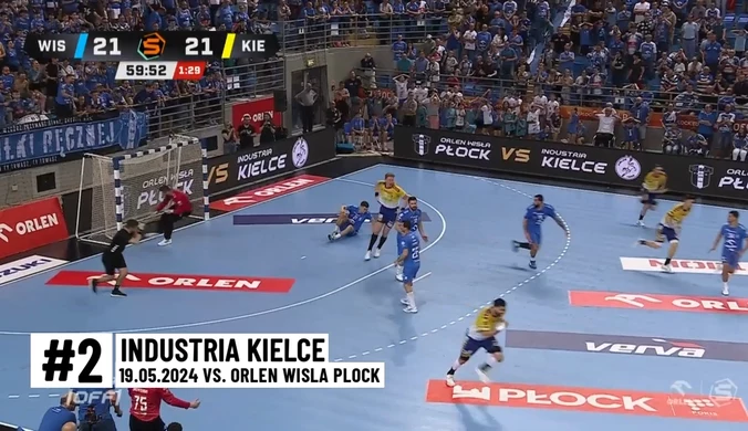 TOP 5 Orlen Wisła Płock - Industria Kielce  WIDEO