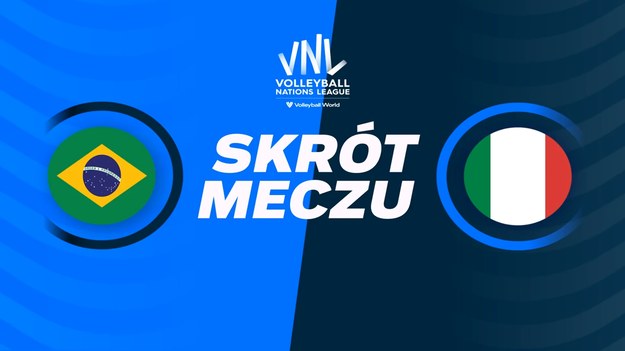 Liga Narodów: Skrót meczu Brazylia - Włochy.