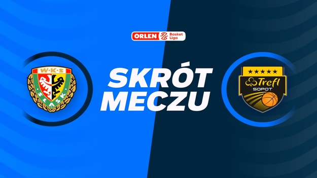 Skrót meczu Śląsk Wrocław - Trefl Sopot.