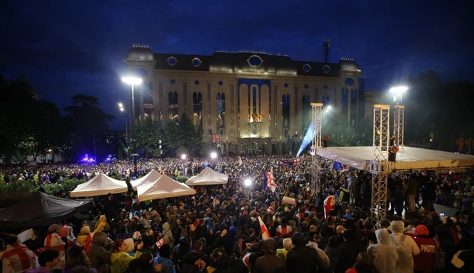 Przedstawiciel MSW Gruzji o atakowaniu protestujących. "Mamy listę"