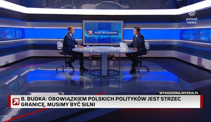 Sytuacja na granicy polsko-białoruskiej. Budka w "Gościu Wydarzeń": Oczekuję przeprosin