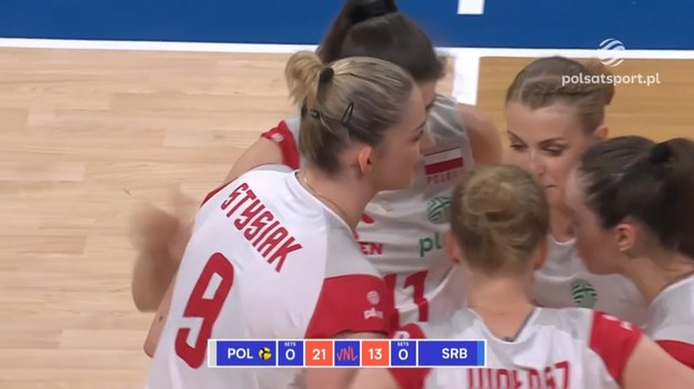 Polska – Serbia 3:1 (25:16, 23:25, 25:18, 25:22) /Liga Narodów - siatkówka. Magdalena Stysiak - 23 punkty.

