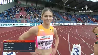 Pia Skrzyszowska druga w biegu na 100 metrów przez płotki podczas zawodów w Ostrawie. WIDEO