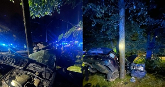 Nie żyje 16-letni kierowca, który uciekał przed policjantami ulicami Trójmiasta i uderzył samochodem w drzewo. W szpitalu zmarł też 17-letni pasażer jego auta.  