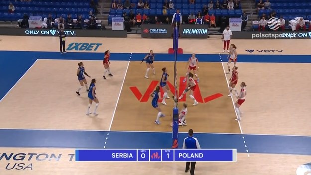 Polska – Serbia 3:1 (25:16, 23:25, 25:18, 25:22) /Liga Narodów - siatkówka.

