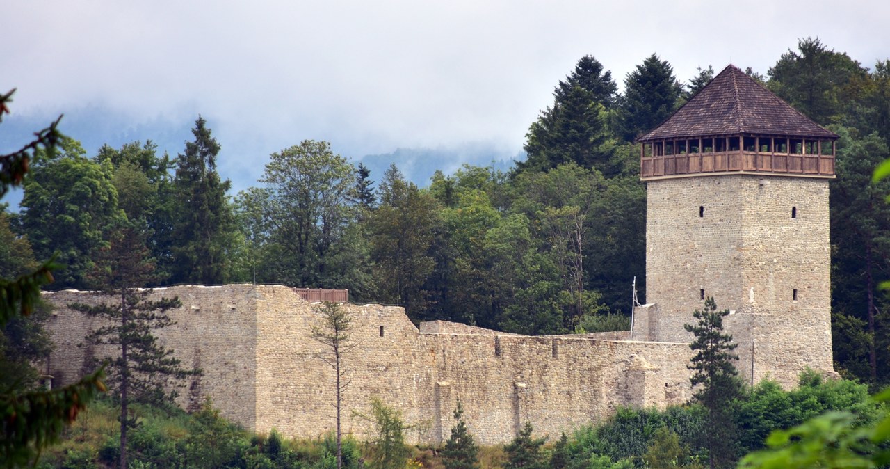 Przez, ponad, małopolski, zamek, porośniętą, lasem, ruiną, Dzięki, staraniom, archeologów, innych, ekspertów, warownię, udało, o Odbudowali go po 300 latach. Zamek walczy o miano Cudu Polski