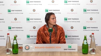 Aryna Sabalenka: Niewiarygodnie było widzieć, jak Iga ratuje ten mecz. WIDEO