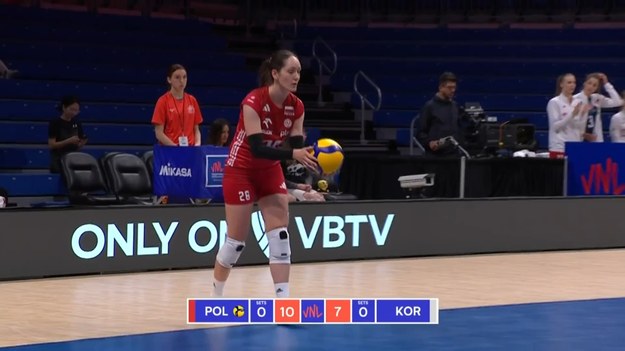 Polska – Korea Południowa 3:0 (25:20, 25:20, 25:10). Liga Narodów - siatkówka.

