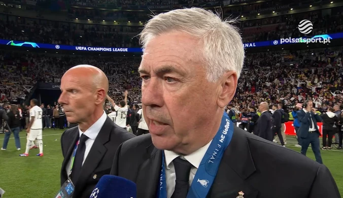 Carlo Ancelotti zdradził, co powiedział swoim piłkarzom w przerwie finału Ligi Mistrzów. WIDEO