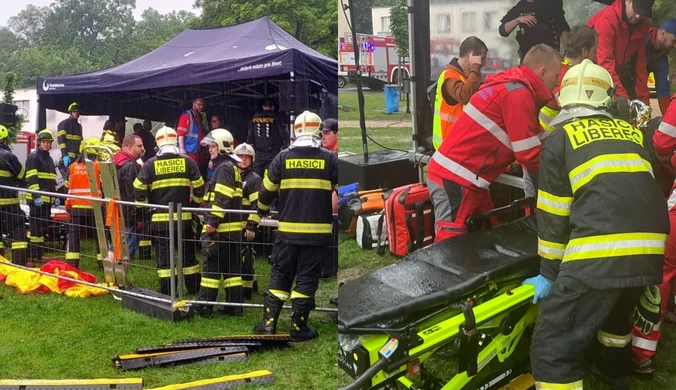 Poważny wypadek w Libercu. Piorun ranił 20 osób