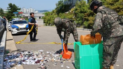 Balony ze śmieciami wstrzymane. Korea Północna ostrzega