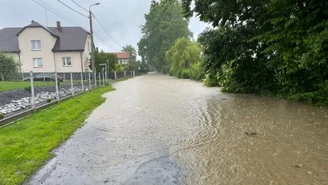 Wapienica przelewa się przez wał. Niebezpieczna sytuacja na Śląsku