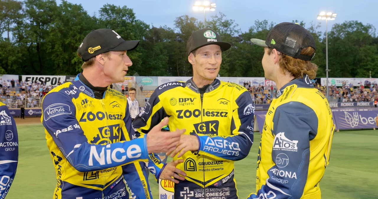 Max Fricke, Jason Doyle, Jaimon Lidsey na prezentacji.