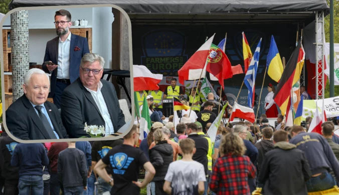 Protest rolników w Brukseli. Frekwencja niższa niż zakładano