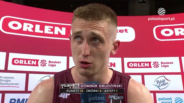 Koszykarz PGE Spójni Stargard wypowiedział się po meczu WKS Śląsk Wrocław - PGE Spójnia Stargard o brązowy medal ORLEN Basket Ligi.

