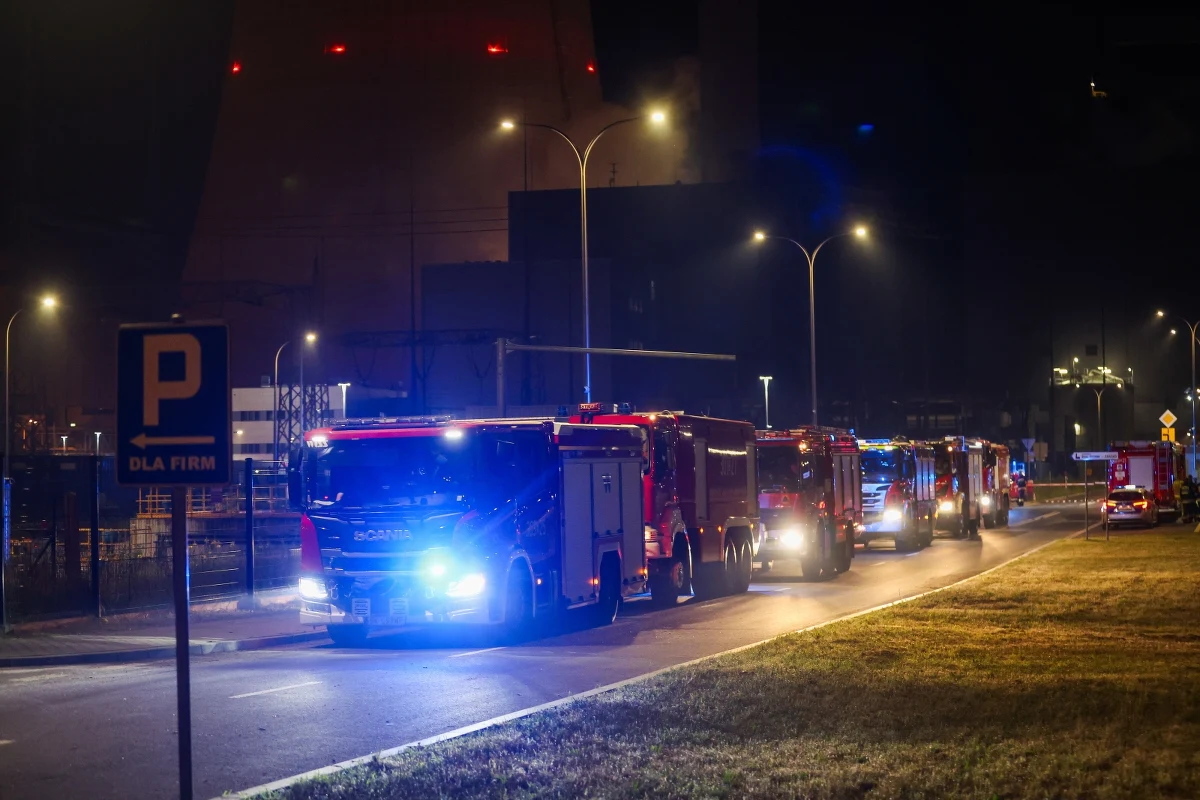 Przyczyną pożaru w elektrowni Jaworzno nie było zdarzenie kryminalne - wynika z policyjnych ustaleń. Pożar wybuchł we wtorkowy wieczór.