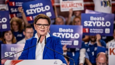​Beata Szydło na podium, ale zdobyła o połowę głosów mniej niż 5 lat temu