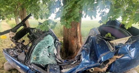 Krasnostawscy policjanci, pod nadzorem prokuratury, wyjaśniają okoliczności tragicznego wypadku w Żółkwi. Młody kierowca bmw wypadł z drogi i uderzył w drzewo. Zginął na miejscu.