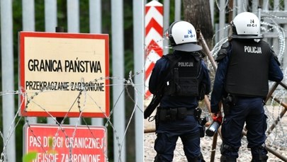 Sytuacja na polsko-białoruskiej granicy. Policja szkoli żołnierzy