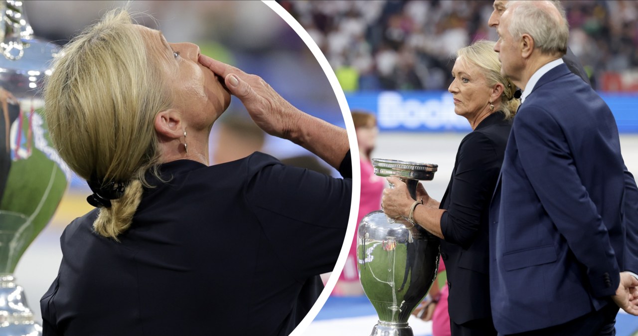 Hermosas escenas antes del partido inaugural de la Eurocopa 2024 La viuda de una leyenda del fútbol conmovió a los aficionados con su gesto.