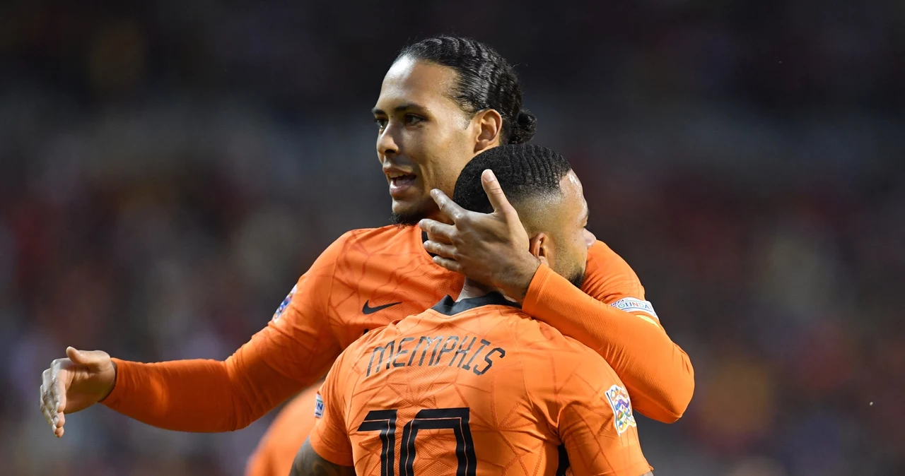 Virgil van Dijk i Memphis Depay