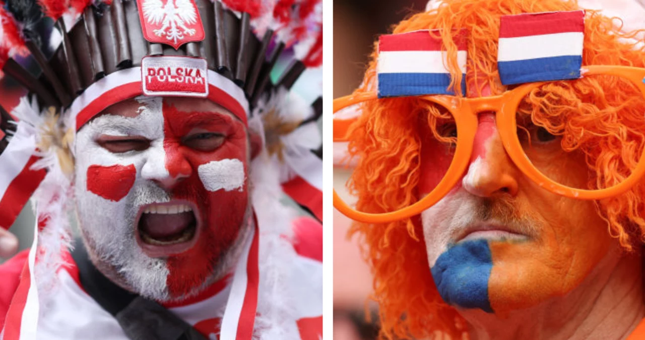 Euro 2024: Polska - Holandia. Kibice obu reprezentacji