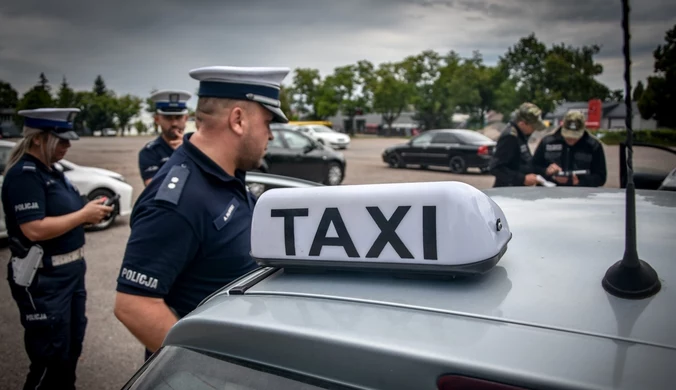 Policja skontrolowała taksówki. Zaskakująco wysoka liczba nieprawidłowości