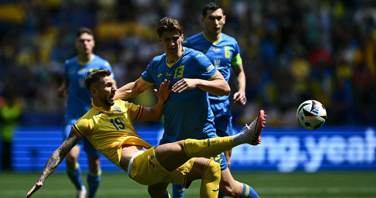 Mecz Rumunii z Ukrainą na Euro 2024