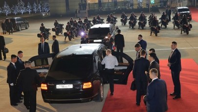 Putin oraz Kim i incydent z limuzyną