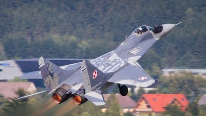 Pilot MiG-29 zawieszony z powodu incydentu koło Malborka