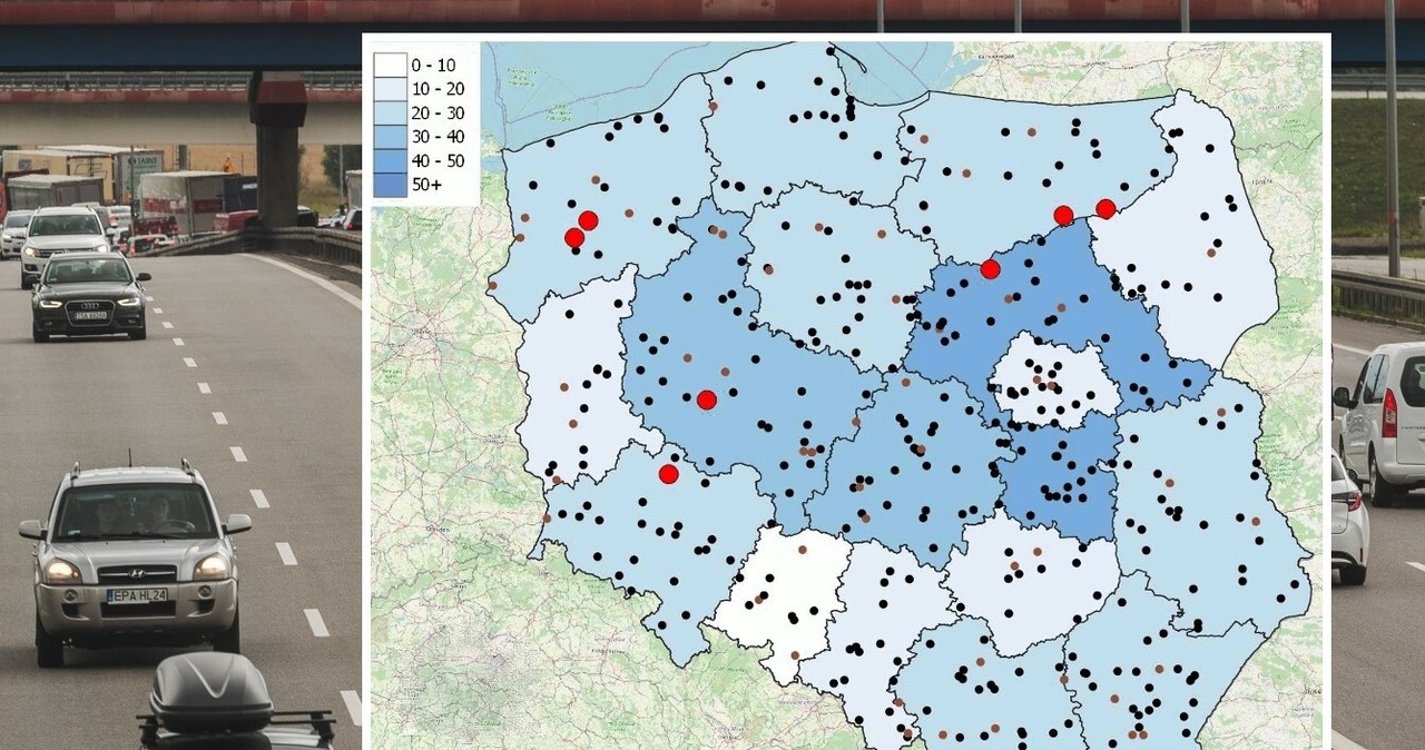 piątek, czerwca, szósty, zacznie, działać, policyjna, mapa, wypadków, drogowych, Projekt, jest, związany, działaniami, rzecz, be Policja uruchomiła specjalną mapę. Nikt nie chce się na niej znaleźć