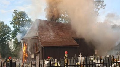 Pożar zabytkowego kościoła w Nowym Sączu. Podpalacz zatrzymany