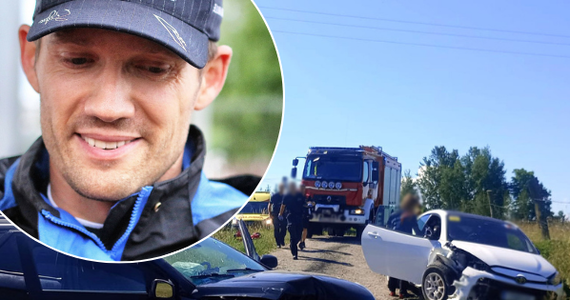 Le champion du monde des rallyes Sébastien Ogier a eu un accident près de Gołdap