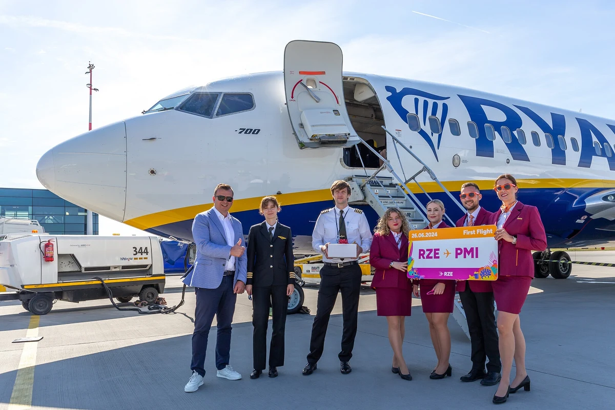 Z Rzeszowa na Majorkę poleciał dziś pierwszy samolot. Na pokładzie zasiadł komplet pasażerów. To 15. w tym sezonie kierunek czarterowy z podrzeszowskiej Jasionki.