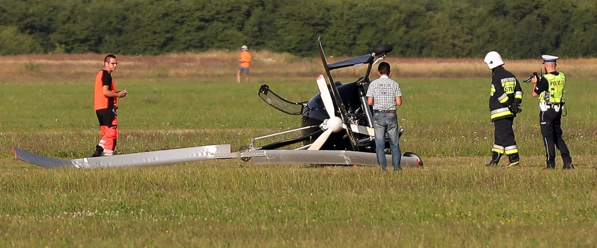 Dwie osoby zostały ranne w wypadku wiatrakowca w Turbii na Podkarpaciu. Maszyna spadła na teren stalowowolskiego aeroklubu. 