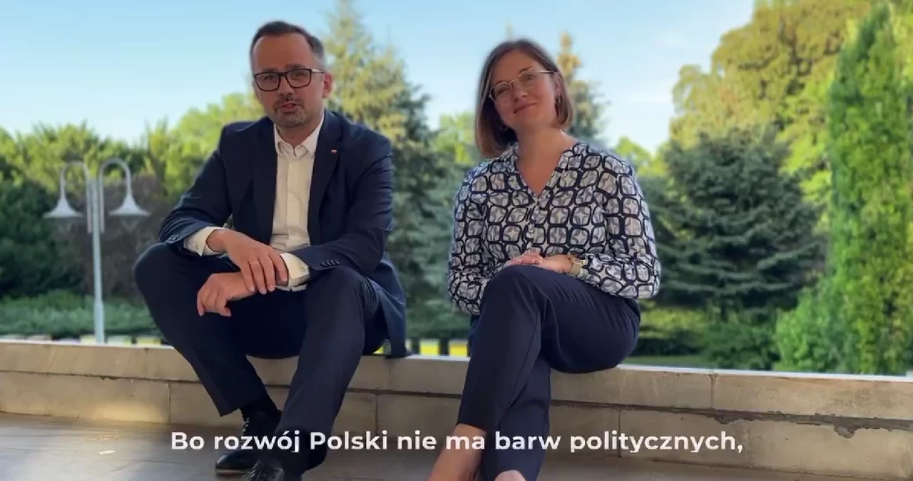 Marcin Horała z PiS i Paulina Matysiak z Lewicy na wspólnym nagraniu, które wywołało burzę