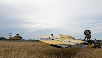 Samolot gaśniczy rozbił się pod Warszawą. W akcji LPR i wojskowy śmigłowiec