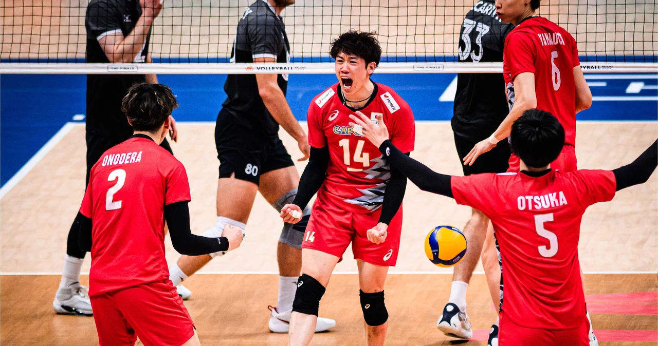 Japońscy siatkarze przed rokiem zdobyli brązowy medal Ligi Narodów
