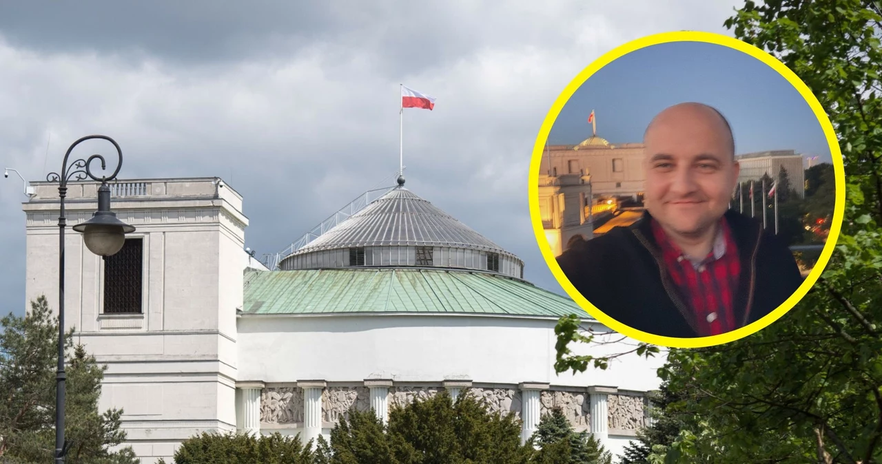 Dariusz Matecki zamieścił zdjęcia z dachu Sejmu. Zorganizował też zbiórkę