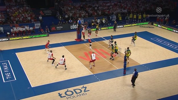 Polska – Brazylia 3:1 (18:25, 25:23, 25:22, 25:16). Liga Narodów - siatkówka/ćwierćfinał. Darlan Souza (21 punktów).

