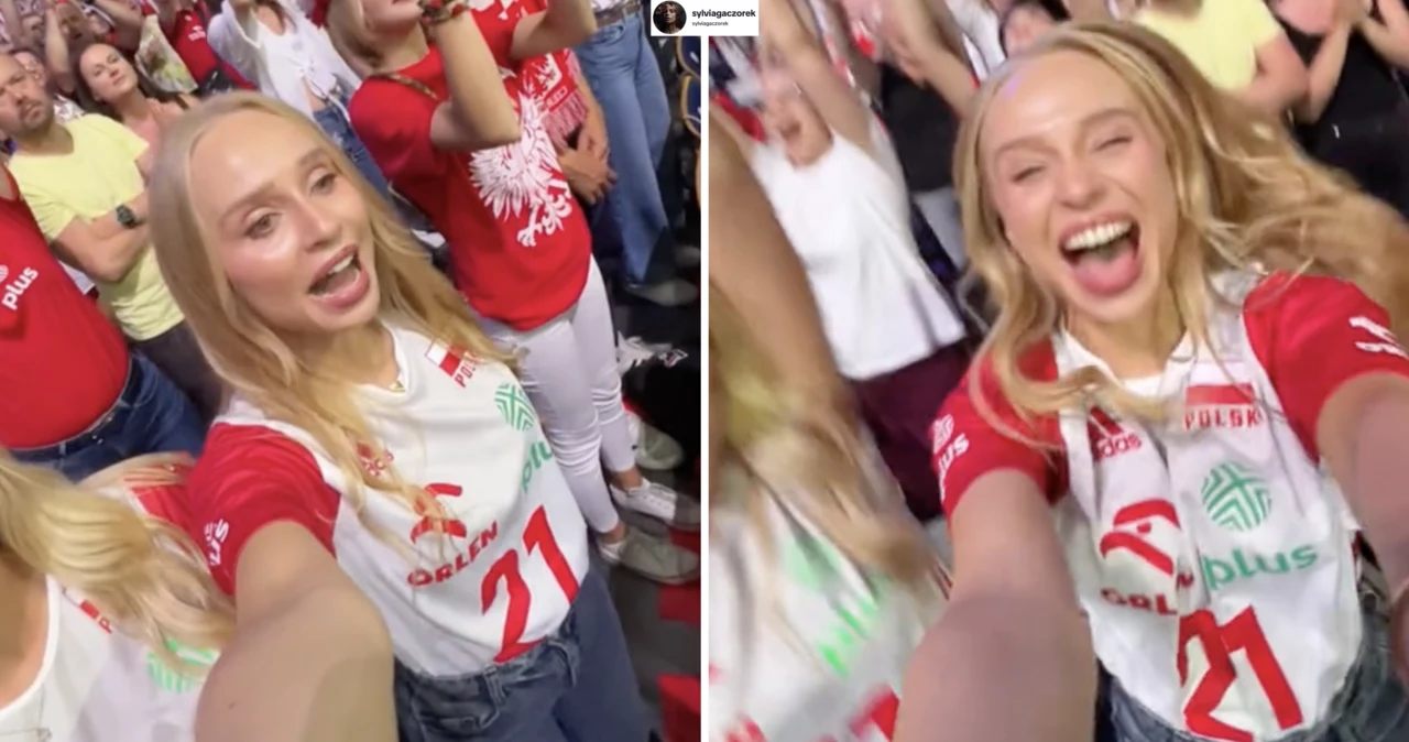 Sylwia Gaczorek nagrała swoją reakcją na triumf Polaków w meczu z Brazylią